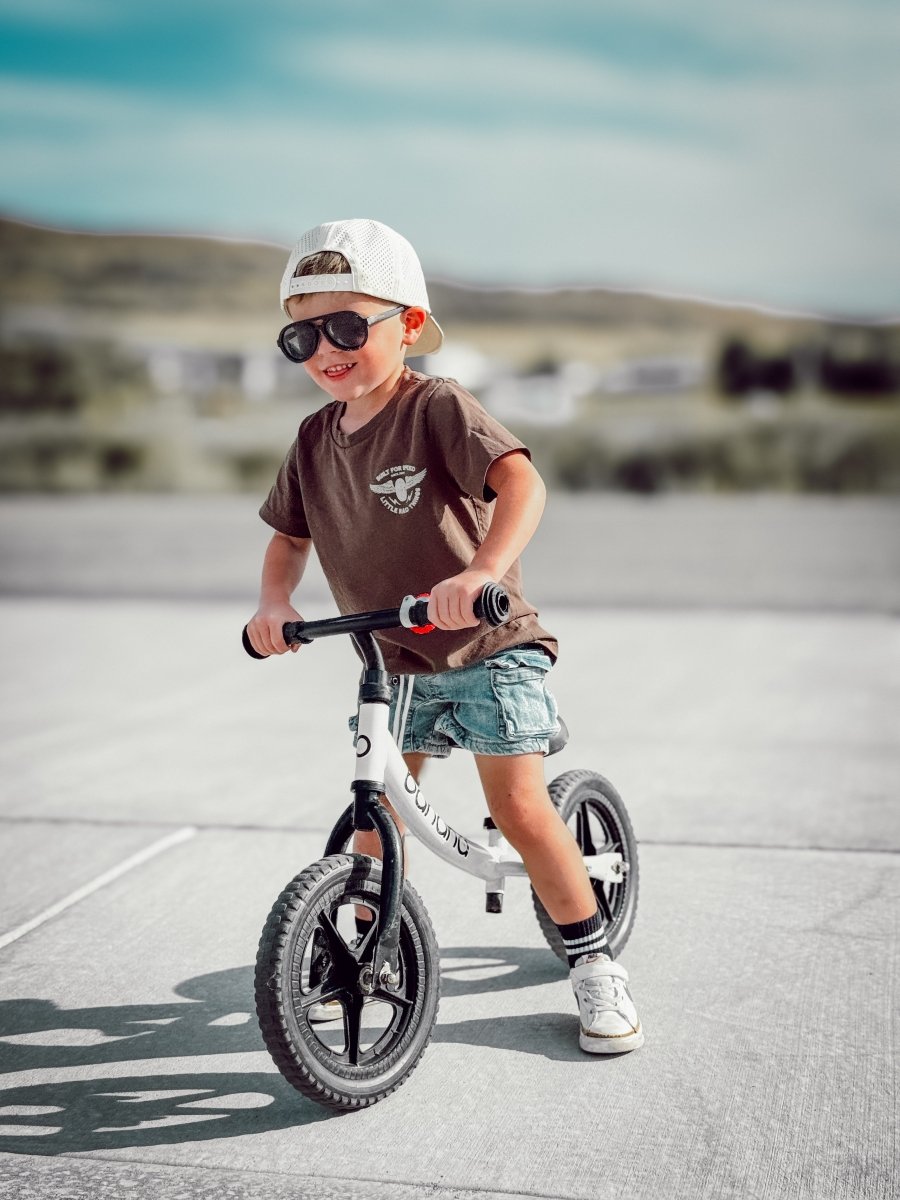 THE WINGED MECHANIC TEE - BROWN